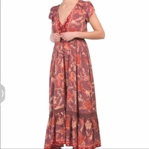 JAASE Boho‎ Floral Maxi Dress